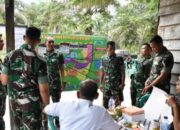 Danrem 031/Wira Bima Tinjau Pos Satgas TNTN, Pastikan Kegiatan Berjalan Aman dan Lancar
