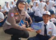 Tanamkan Disiplin Sejak Dini, Ditlantas Polda Riau Edukasi Pelajar SMPN 16 Pekanbaru