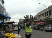 Jelang Imlek 2026, Satlantas Polresta Pekanbaru Intensif Atur Lalin di Pasar Sago