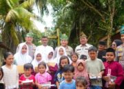 Demi Akses Aman Pelajar, Kapolda Riau Kawal Pembangunan Jembatan di Pucuk Rantau