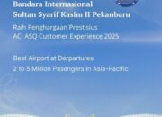 Bandara Sultan Syarif Kasim II Pekanbaru Raih Penghargaan Kelas Dunia