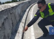 Diduga Hilang Konsentrasi, Pengendara Motor Terjun dari Flyover Pasar Pagi Arengka