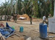 TNI dan Warga Bahu-Membahu Bangun Jembatan Gantung Garuda, Progres Sudah 70 Persen
