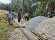 Jembatan untuk Warga, Kapolres Kampar Pastikan Pembangunan Berjalan Lancar