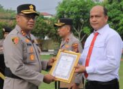 Dari Kasus Pembunuhan hingga Narkoba, 37 Personel Polres Kampar Terima Penghargaan