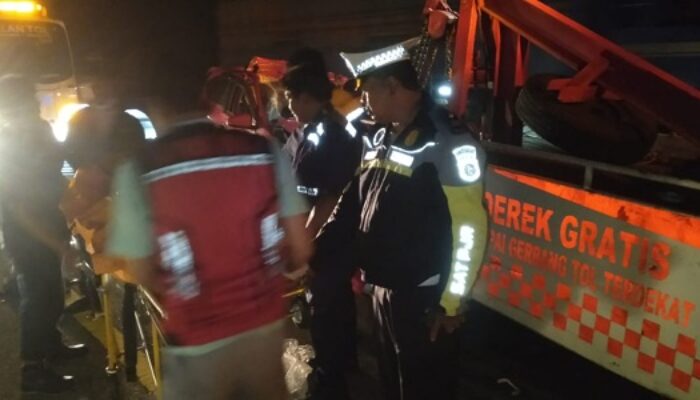 Ngantuk di Tol Berujung Maut, Dua Tewas dalam Laka Ganda di Tol Permai