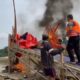 Puluhan Alat Tambang Emas Ilegal di Sungai Kuantan Dimusnahkan