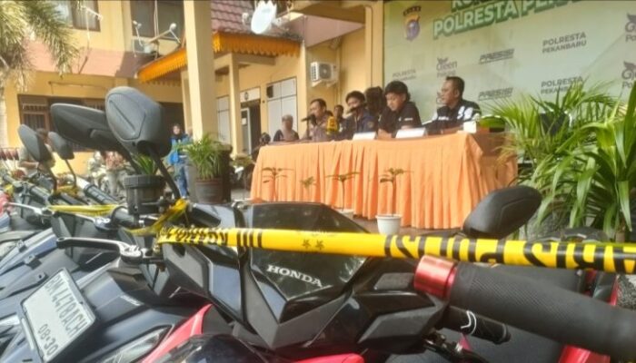 Polisi Ungkap Komplotan Curanmor dengan 11 Tersangka dan 22 Unit Motor Curian Disita