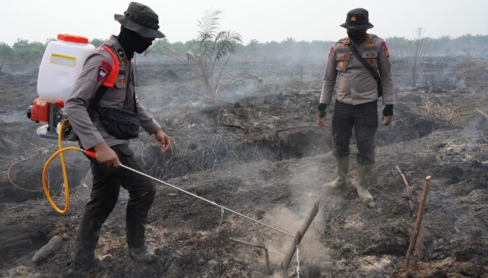 Pendinginan Karhutla Menggunakan Cairan X-Fire